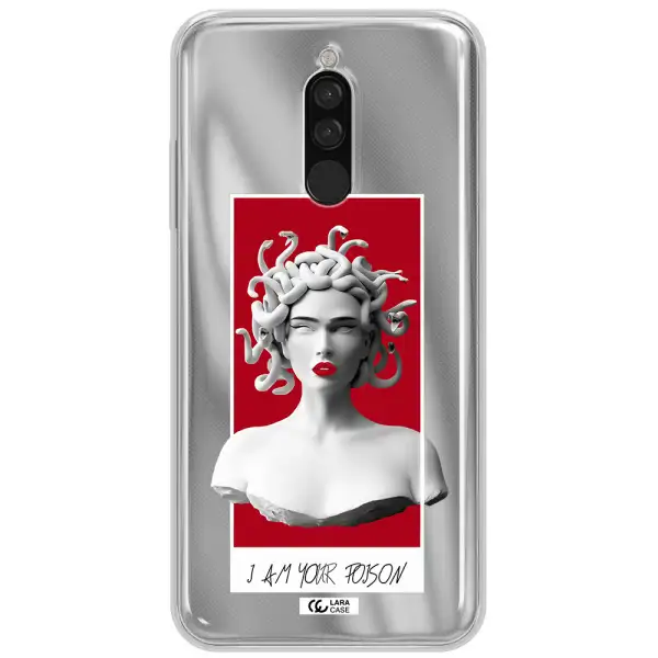 A Statue Of A Woman With Snakes On Her Head Xiaomi Redmi 8 Clear Tpu Case