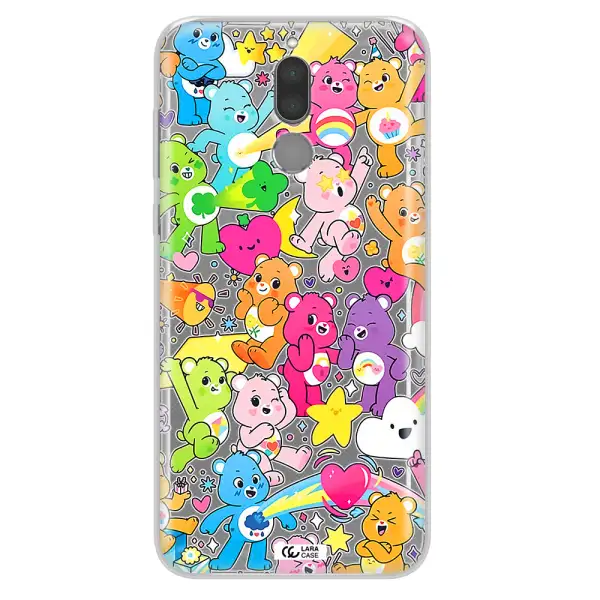 a pattern of cartoon bears Huawei Mate 10 Lite Clear TPU Case
