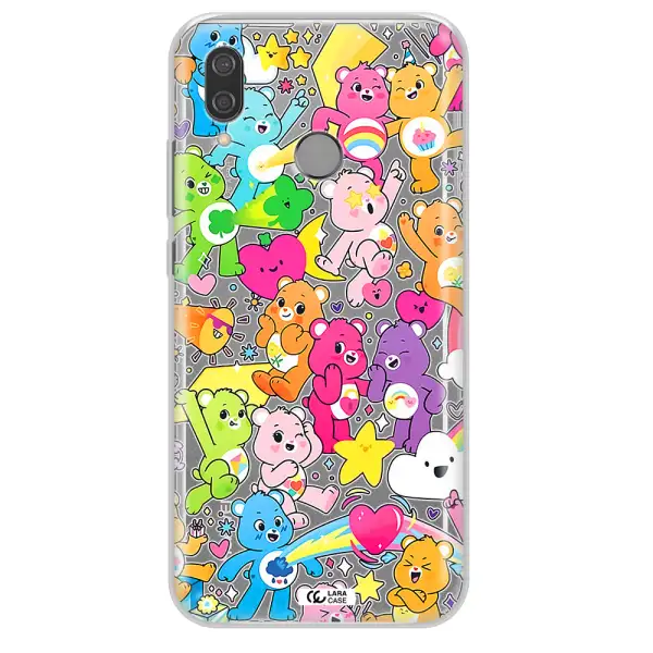 a pattern of cartoon bears Huawei P20 Lite Clear TPU Case