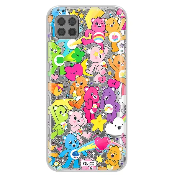 a pattern of cartoon bears Huawei P40 Lite Clear TPU Case