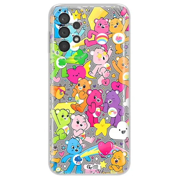 A Pattern Of Cartoon Bears Samsung A23 5G Clear Tpu Case