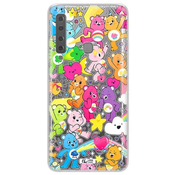 a pattern of cartoon bears Samsung A9 2018 Clear TPU Case