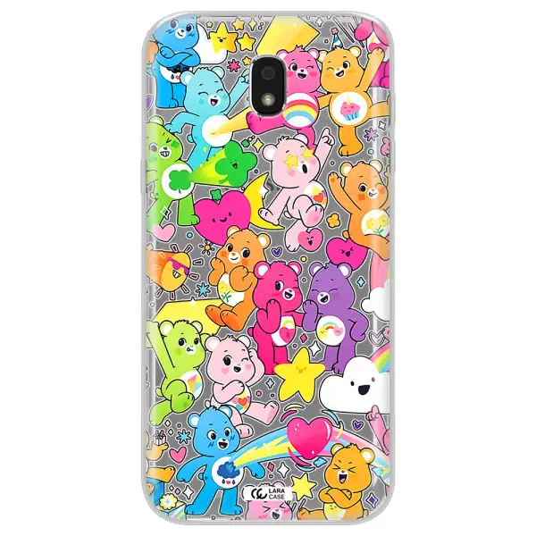 a pattern of cartoon bears Samsung J5 2017 Clear TPU Case