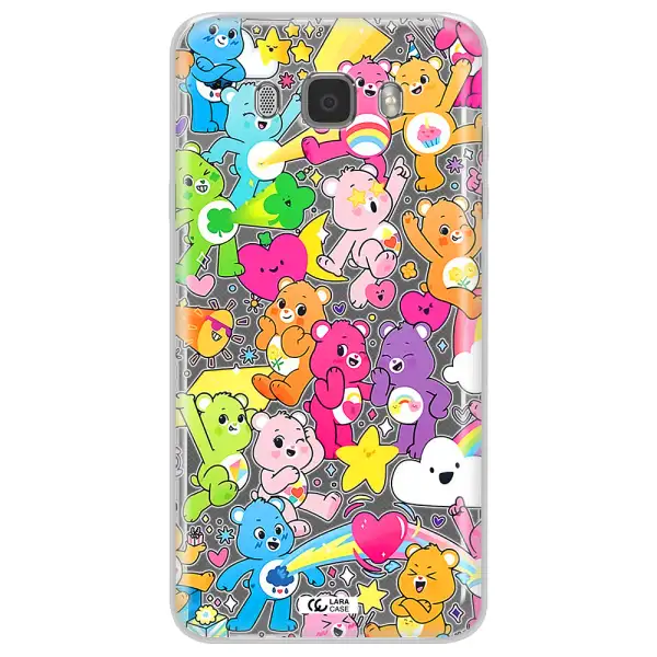 a pattern of cartoon bears Samsung J7 2016 Clear TPU Case