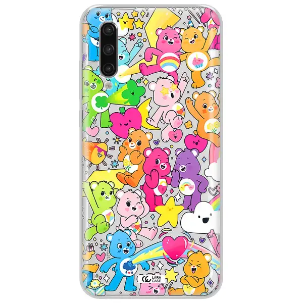 A Pattern Of Cartoon Bears Xiaomi Mi 9 Lite Clear Tpu Case