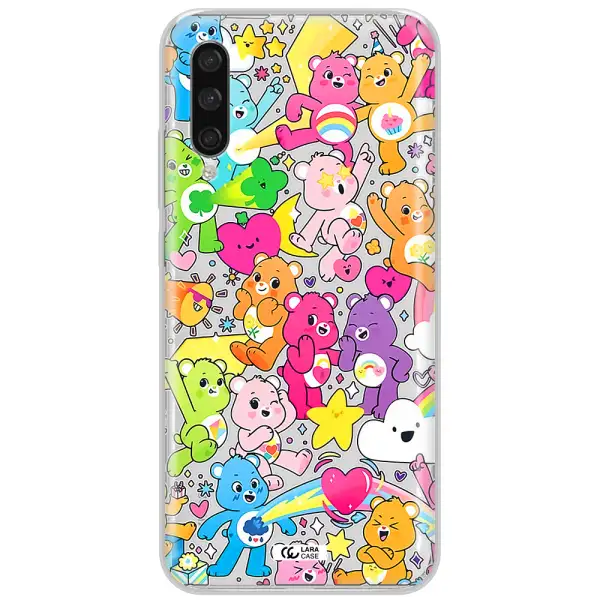 A Pattern Of Cartoon Bears Xiaomi Mi A3 Clear Tpu Case