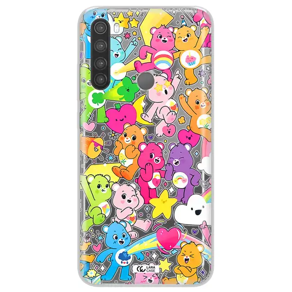 a pattern of cartoon bears Xiaomi Note 8 Clear TPU Case