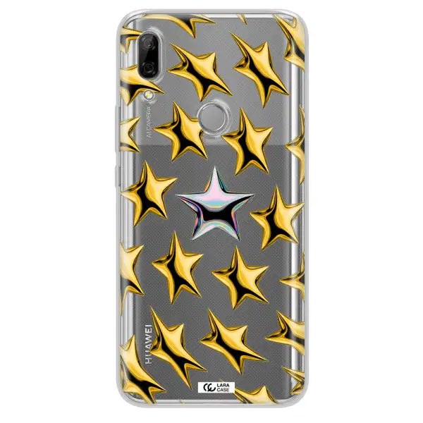 a group of gold stars Huawei P Smart Z Clear TPU Case