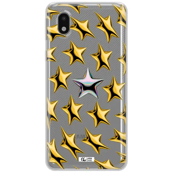 A Group Of Gold Stars Samsung A01 Core Clear Tpu Case
