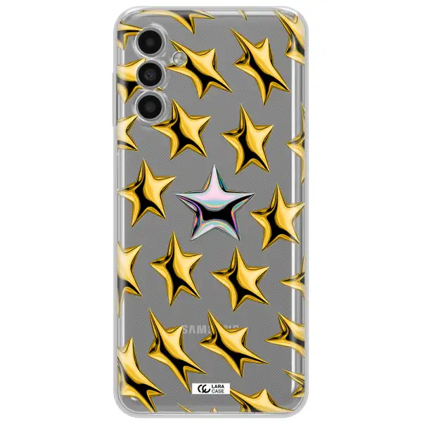 A Group Of Gold Stars Samsung A13 5G Clear Tpu Case
