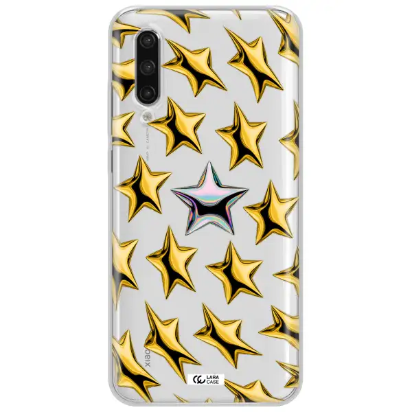 A Group Of Gold Stars Xiaomi Mi 9 Lite Clear Tpu Case