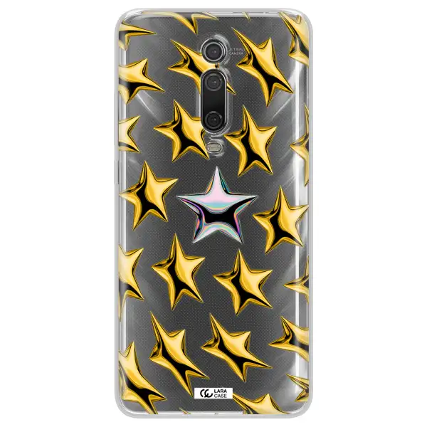 A Group Of Gold Stars Xiaomi Redmi K20 Clear Tpu Case