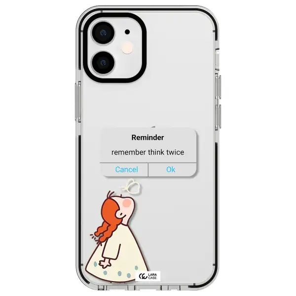 a screenshot of a phone Apple iPhone 12 mini impact black border Case