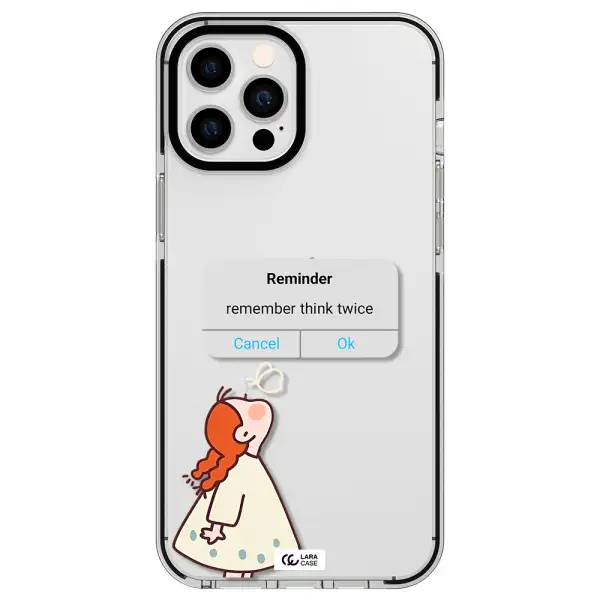 a screenshot of a phone Apple iPhone 12 pro max impact black border Case