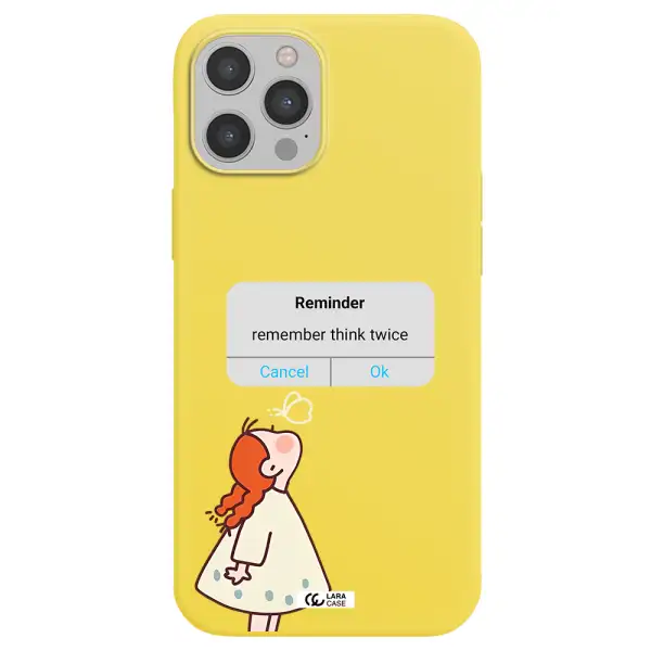 a screenshot of a phone Apple iPhone 12 pro max Silicone canary yellow Case