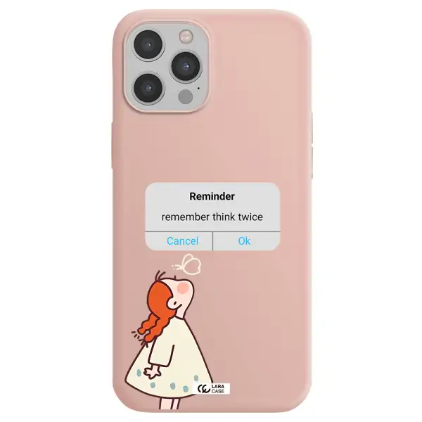 a screenshot of a phone Apple iPhone 12 pro Silicone pastel pink Case