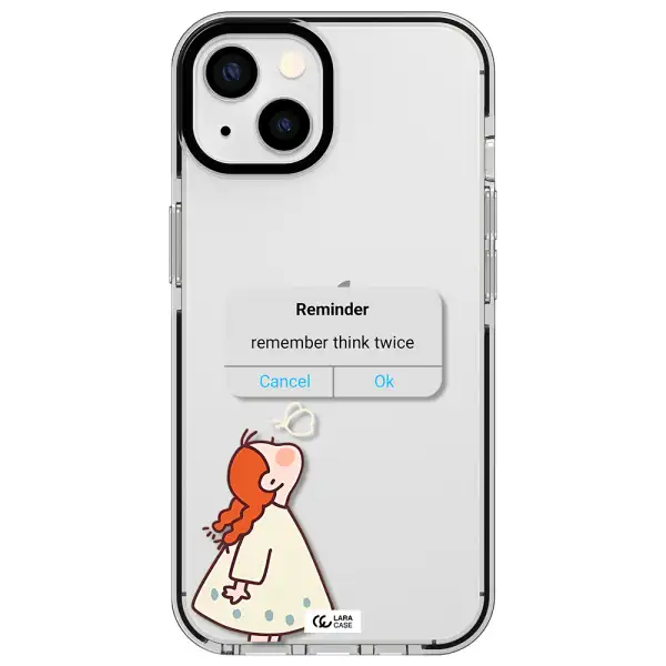 a screenshot of a phone Apple iPhone 13 impact black border Case