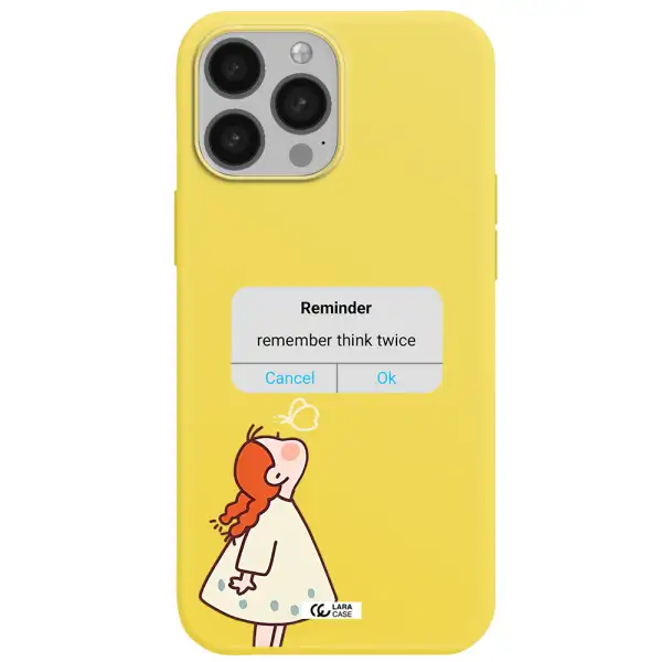 a screenshot of a phone Apple iPhone 13 Pro Max Silicone canary yellow Case