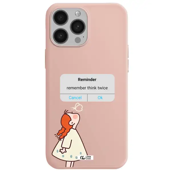 a screenshot of a phone Apple iPhone 13 Pro Silicone pastel pink Case