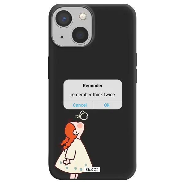 a screenshot of a phone Apple iPhone 13 Silicone black Case