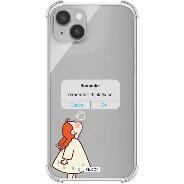 a screenshot of a phone Apple iPhone 14 Clear PC Case