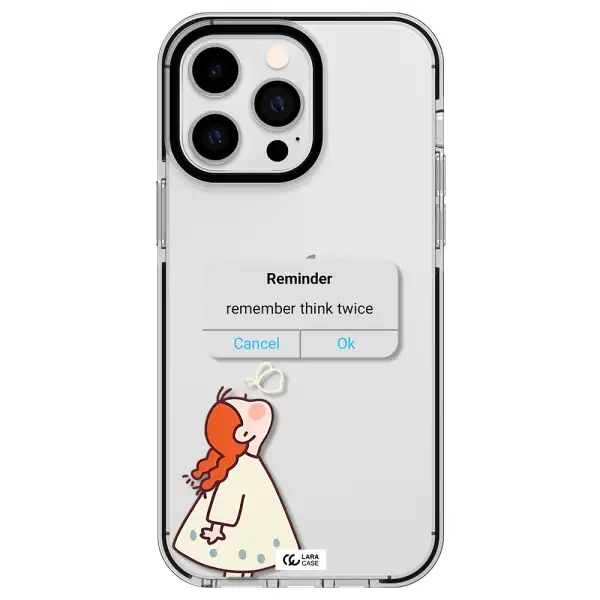 a screenshot of a phone Apple iPhone 14 pro max impact black border Case