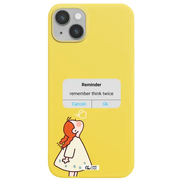 a screenshot of a phone Apple iPhone 14 Silicone canary yellow Case