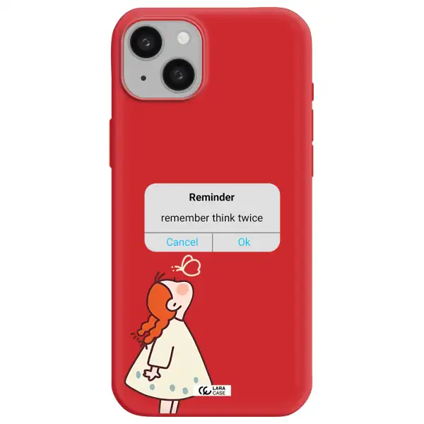 a screenshot of a phone Apple iphone 15 plus Silicone Imperial Red Case