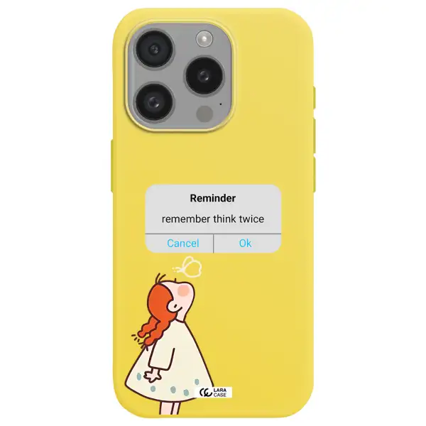 A Screenshot Of A Phone Apple Iphone 15 Pro Silicone Canary Yellow Case