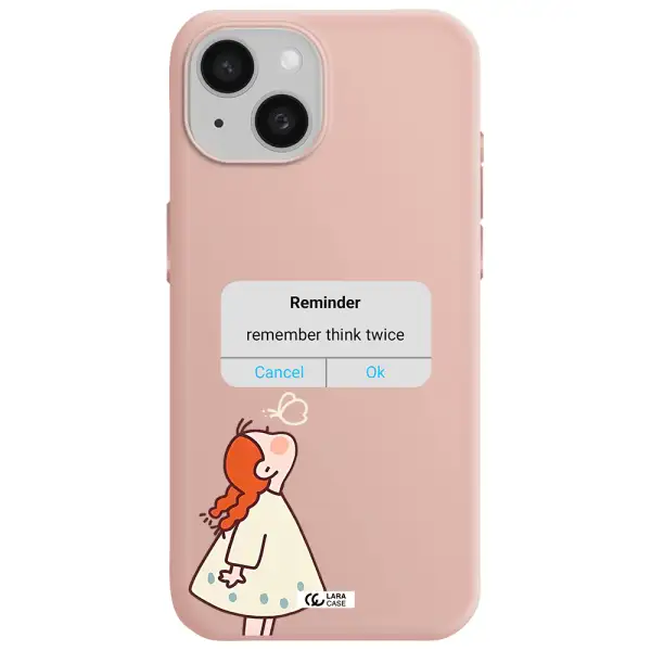 A Screenshot Of A Phone Apple Iphone 15 Silicone Pastel Pink Case