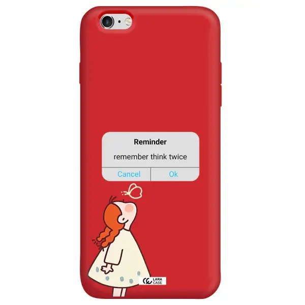 a screenshot of a phone Apple iPhone 6 s plus Silicone Imperial Red Case