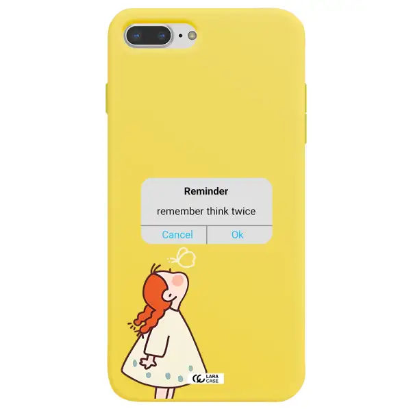 a screenshot of a phone Apple iPhone 8 plus Silicone canary yellow Case