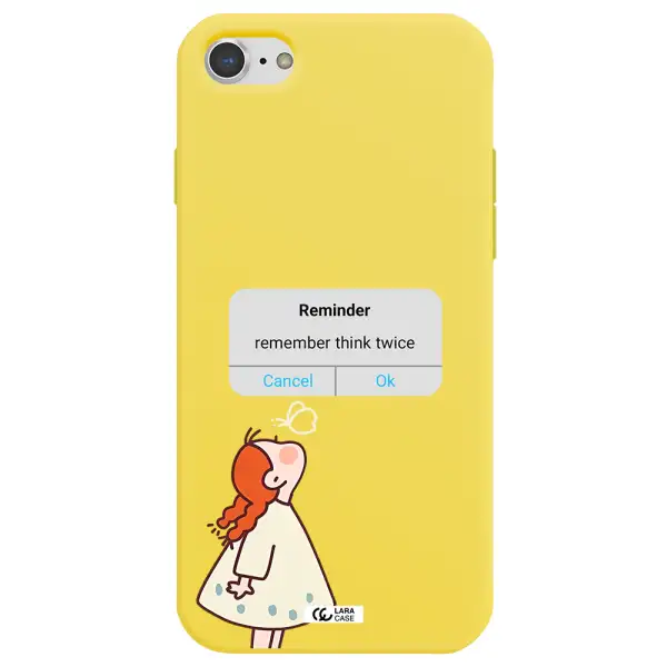 a screenshot of a phone Apple iPhone 8 Silicone canary yellow Case