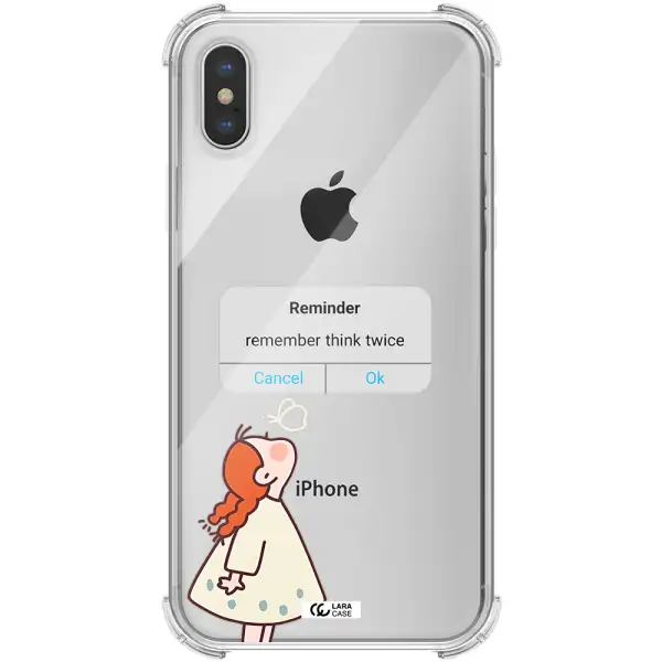 a screenshot of a phone Apple iPhone X Clear PC Case