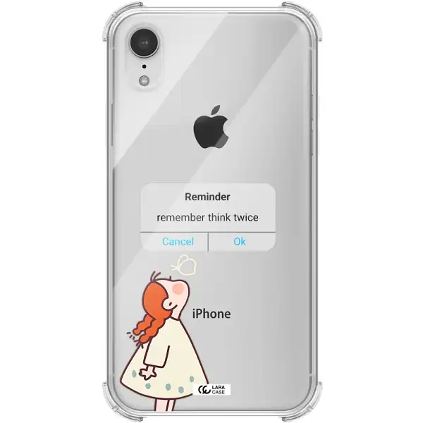 a screenshot of a phone Apple iPhone XR Clear PC Case
