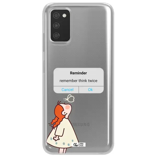 A Screenshot Of A Phone Samsung A03S Clear Tpu Case