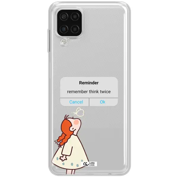 A Screenshot Of A Phone Samsung A12 4G Clear Tpu Case