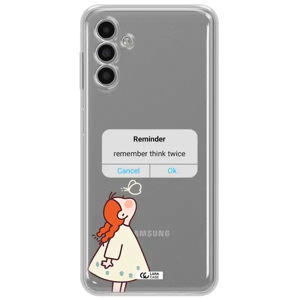A Screenshot Of A Phone Samsung A13 5G Clear Tpu Case
