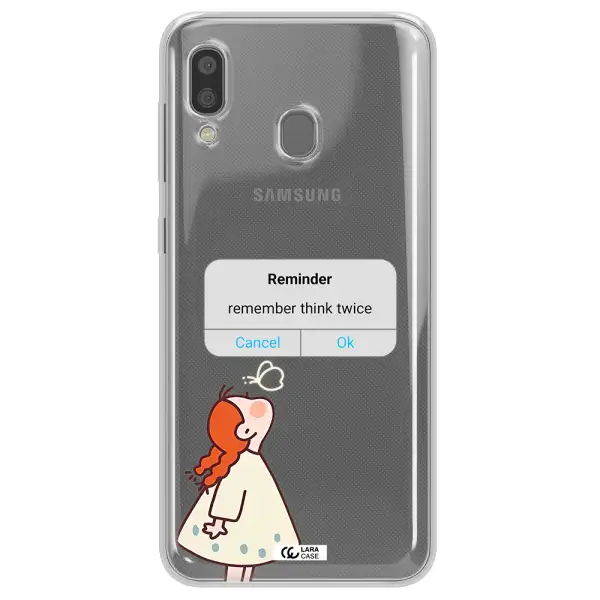 A Screenshot Of A Phone Samsung A20 Clear Tpu Case