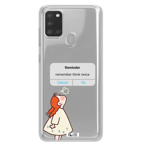 A Screenshot Of A Phone Samsung A21S Clear Tpu Case
