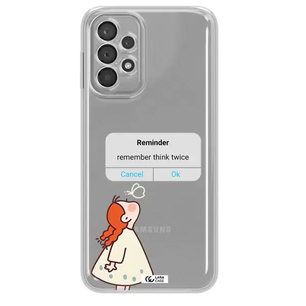 A Screenshot Of A Phone Samsung A23 5G Clear Tpu Case