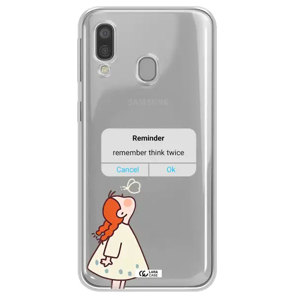 A Screenshot Of A Phone Samsung A40 Clear Tpu Case