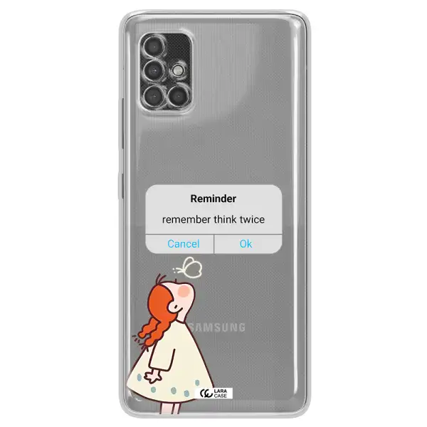 A Screenshot Of A Phone Samsung A40S Clear Tpu Case