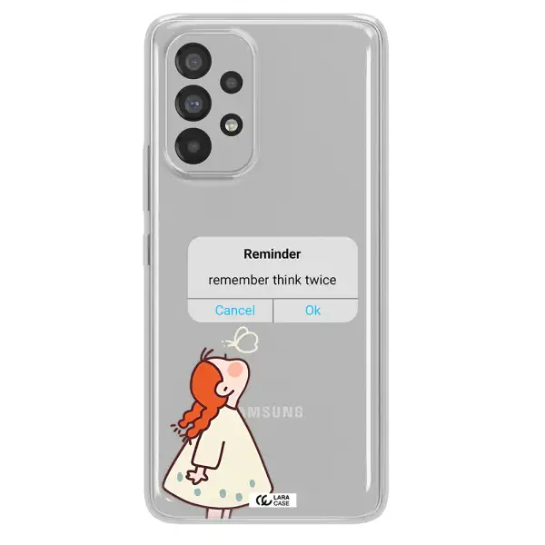A Screenshot Of A Phone Samsung A53 Clear Tpu Case