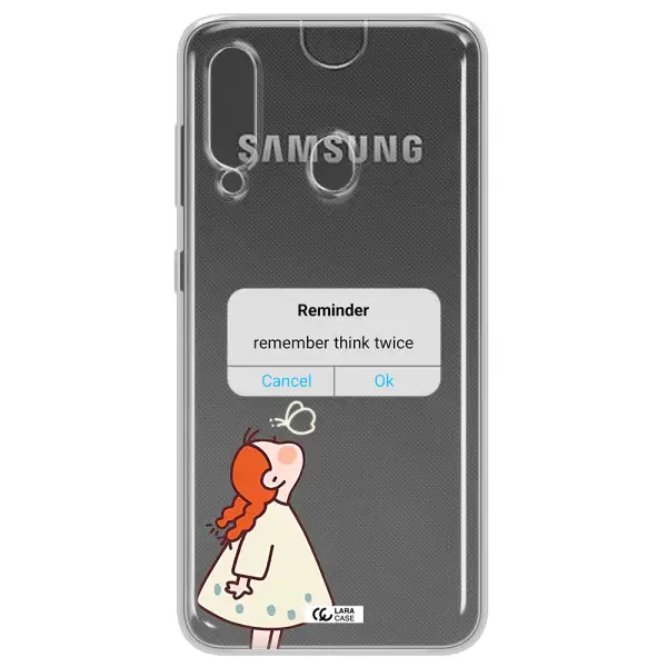 A Screenshot Of A Phone Samsung A60 Clear Tpu Case