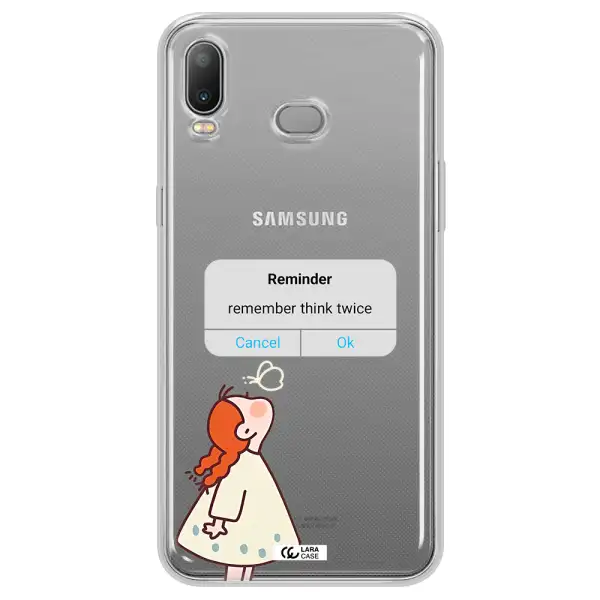 A Screenshot Of A Phone Samsung A6S Clear Tpu Case