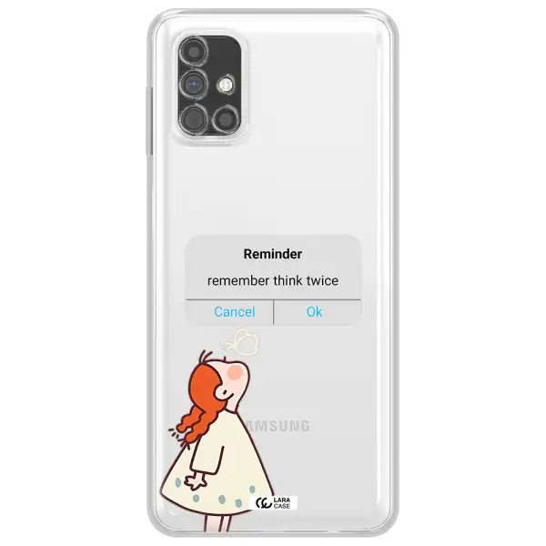 A Screenshot Of A Phone Samsung M51 Clear Tpu Case