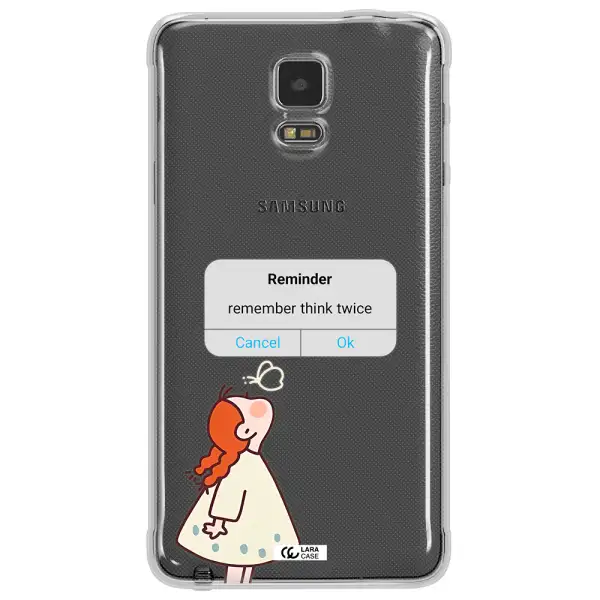 A Screenshot Of A Phone Samsung Note 4 Clear Tpu Case