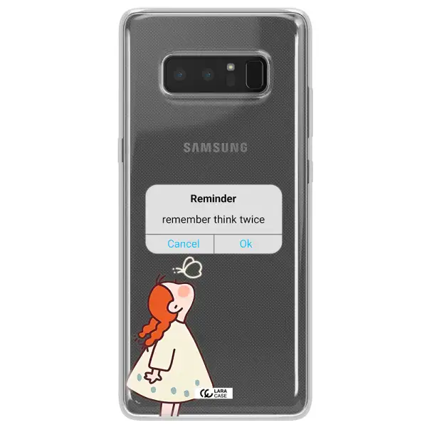 A Screenshot Of A Phone Samsung Note 8 Clear Tpu Case