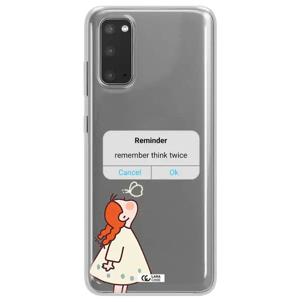 A Screenshot Of A Phone Samsung S20 Clear Tpu Case